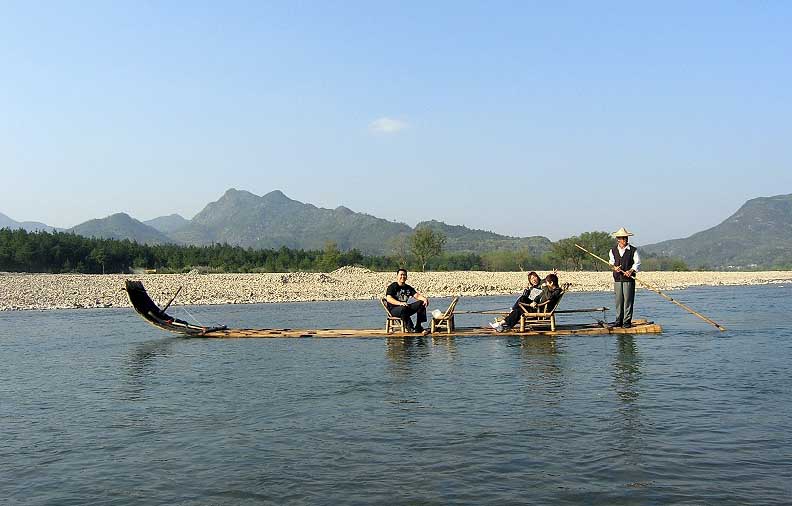 楠溪江漂流